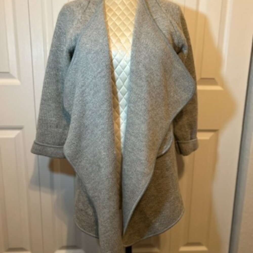 Goodnight Macaroon Cardigan Gray Knit Soft Cardigan Acrylic Women's, One Size